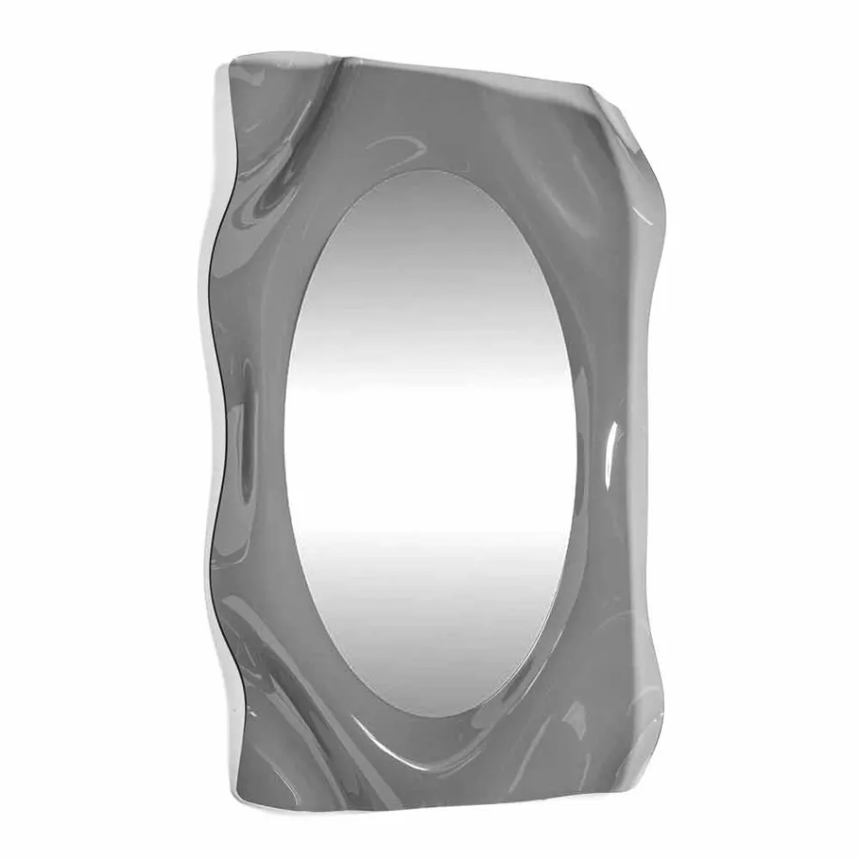 Spejl Wall røget Diva moderne design, fremstillet i Italien Viadurini