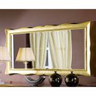 Håndlavet væg spejl lavet af træ guld eller sølv lavet i Italien Luigi Viadurini
