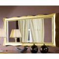 Håndlavet væg spejl lavet af træ guld eller sølv lavet i Italien Luigi