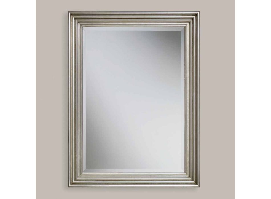 Håndlavet guld, sølv væg spejl lavet i Italien Stefania Viadurini