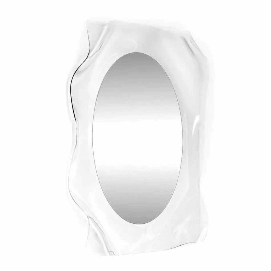 Spejl transparent væg Diva moderne design, fremstillet i Italien Viadurini