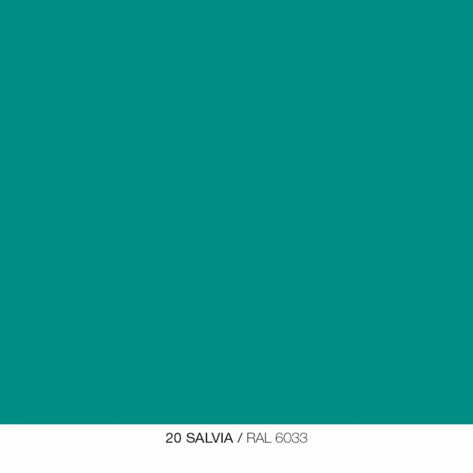 Vægspejl og 3 farvede metalhylder til højre eller venstre - Noelle Viadurini