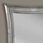 Sandro håndlavet rektangulært trævægspejl lavet Italien Viadurini