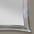 Sandro håndlavet rektangulært trævægspejl lavet Italien Viadurini