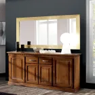 Spejl med ramme i forskellige finish lavet i Italien - Belenus Viadurini