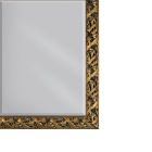Spejl med jordspejl og guldbladsramme Lavet i Italien - Tane Viadurini