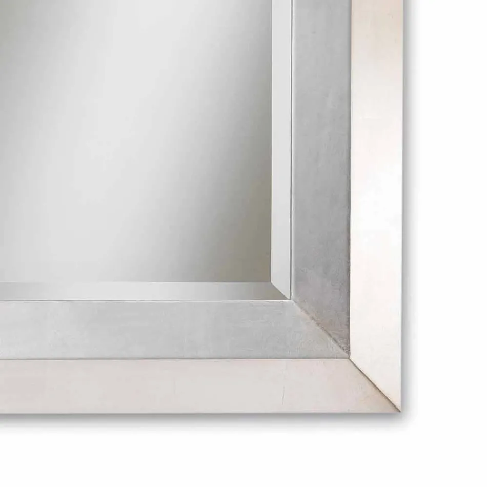 Spejl designer væg med træramme Lot Viadurini