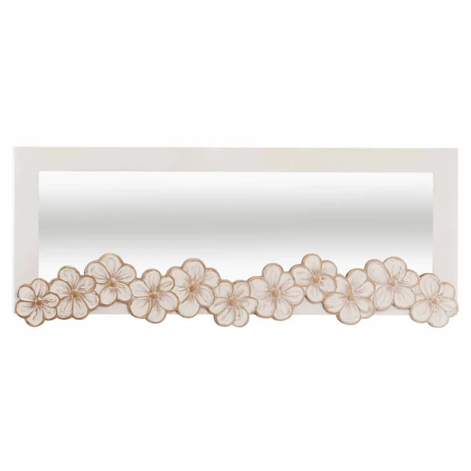 Væg spejl af håndlavet design lavet i Italien Senapina Viadurini