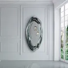 Krystalvægspejl fremstillet i Italien - Pescara Viadurini