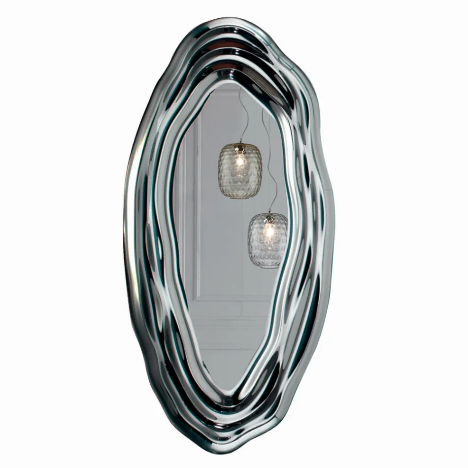 Krystalvægspejl fremstillet i Italien - Pescara Viadurini