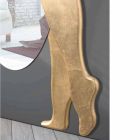 Man & Kvinde moderne design Mdf væg spejl formet med hånden Viadurini