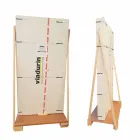 Man & Kvinde moderne design Mdf væg spejl formet med hånden Viadurini