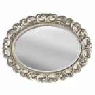 Moderne håndlavet gran trævæg spejl lavet i Italien Dario Viadurini