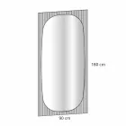 Moderne væg spejl med bronze farvespejl lavet i Italien - Bandolero Viadurini