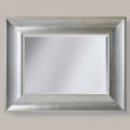 Guld, sølv væg spejl i ayous lavet Italien Silvio træ