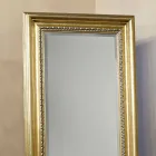 Trægulv spejl med håndlavet piedestal lavet Italien Leonardo Viadurini