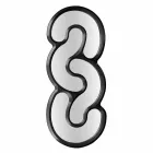 Væg spejl håndlavet i Italien Teo Viadurini