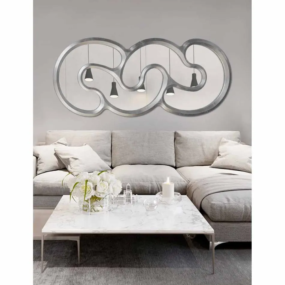 Væg spejl håndlavet i Italien Teo Viadurini