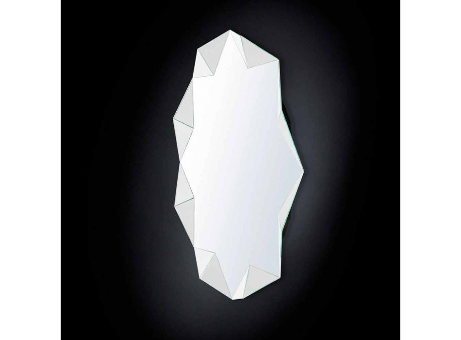 Spejl moderne væg ved tre-dimensionelle design Diamant Viadurini