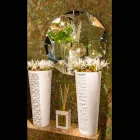 Spejl moderne væg ved tre-dimensionelle design Diamant Viadurini