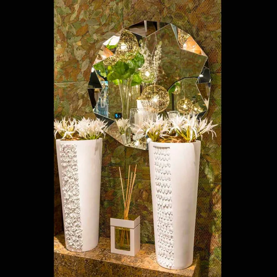 Spejl moderne væg ved tre-dimensionelle design Diamant Viadurini