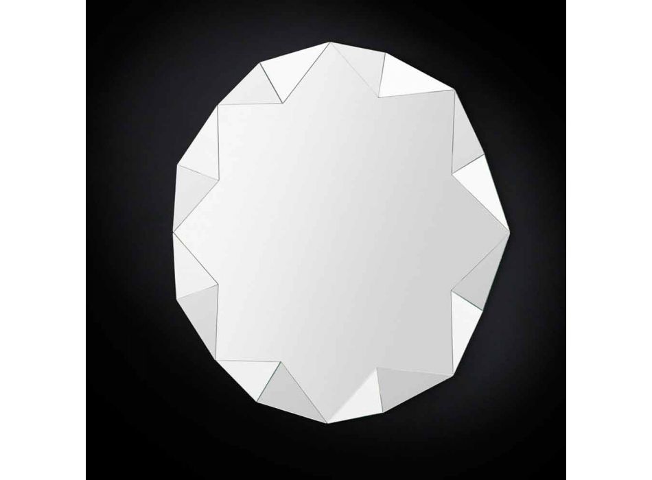 Spejl moderne væg ved tre-dimensionelle design Diamant Viadurini