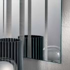 Firkantet væg spejl af moderne design fremstillet i Italien - koriander Viadurini