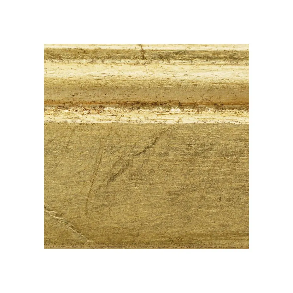 Rektangulært spejl med jordspejl lavet i Italien - Bacco Viadurini