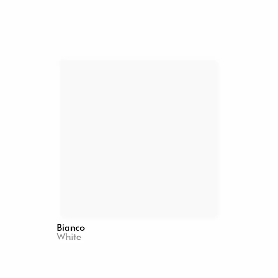 Badeværelsesspejl i imiteret aluminium med baggrundslys Made in Italy - Palau Viadurini