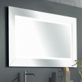 Spejl med farvet spejlramme og LED Made in Italy - Newton
