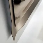 Spejl med formet ramme fås i 3 størrelser og 2 farver - Carolina Viadurini