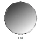 Diamantætset spejl med skrå kant - Excelsior Viadurini