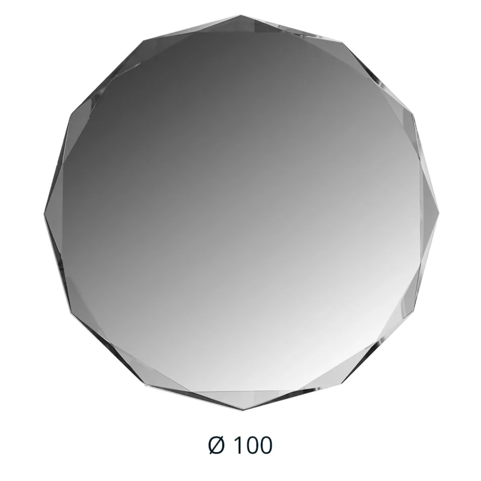 Diamantætset spejl med skrå kant - Excelsior Viadurini