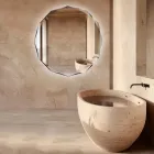 Diamantætset spejl med skrå kant - Excelsior Viadurini