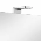 Spejlbeholder med 4 krystaldøre med 12 hylder og 4 LED-lys - Maxi Viadurini