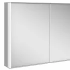 Vægspejl i aluminium med LED-belysning - dæmon Viadurini