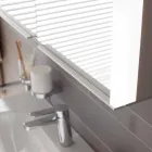 Vægspejl i aluminium med LED-belysning - dæmon Viadurini