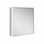 Vægspejl i aluminium med LED-belysning - dæmon Viadurini