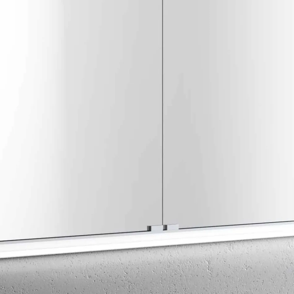 Spejl LED pakke med 2 døre moderne design indbygget, Adele Viadurini