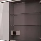 Spejl LED pakke med 2 døre moderne design indbygget, Adele Viadurini