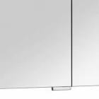 Moderne containerspejl med 3 krystaldøre og 3 LED-lys - Maxi Viadurini