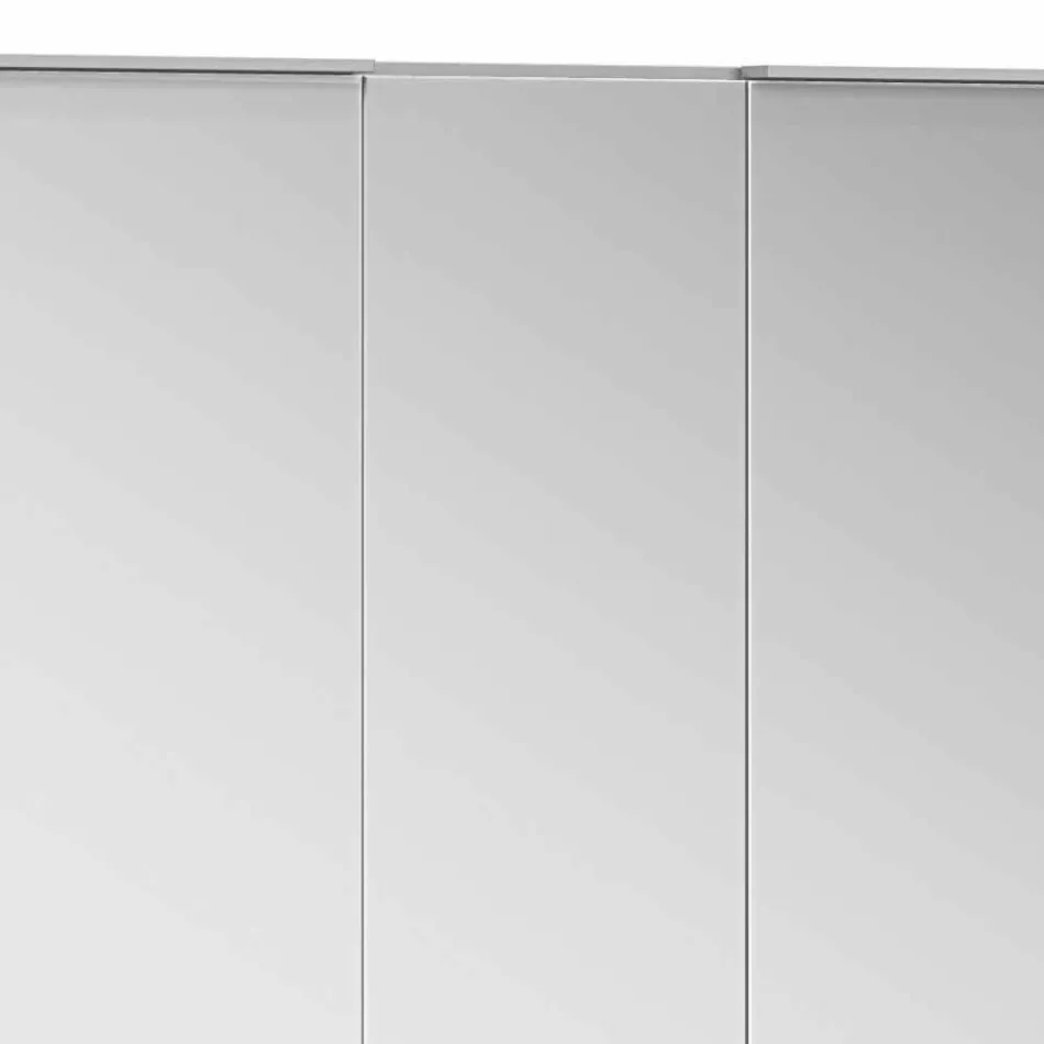 Moderne forsænket spejlbeholder med LED-lys og berøringstastatur - dæmon Viadurini