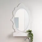 Bagbelyst plexiglas spejlskab fremstillet i Italien - Leira Viadurini
