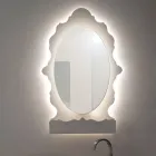 Bagbelyst plexiglas spejlskab fremstillet i Italien - Leira Viadurini