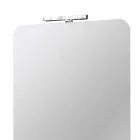 Vægbadeværelsesspejl med moderne design LED-lampe fremstillet i Italien - Guido Viadurini