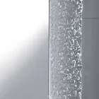 Spejl moderne badeværelse med dekorative glas ramme og LED lyser Tara Viadurini