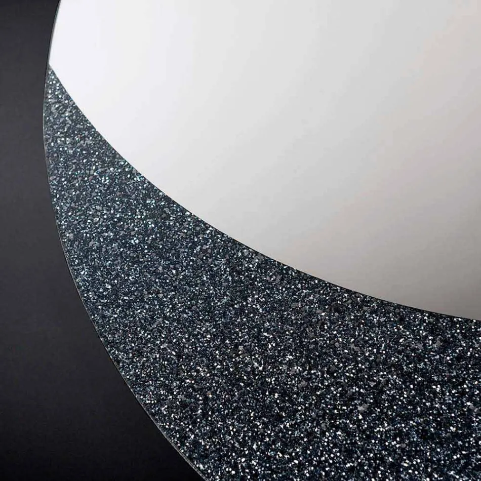 En væg spejl 100% Made in Italy moderne design Aldo Viadurini