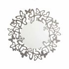 Cirkulær væg spejl i moderne design i jern fremstillet i Italien - Stelio Viadurini