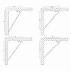 Vægspejl med åbningsdør og kappekroge fremstillet i Italien - Boro Viadurini