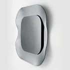 Vægspejl med ramme i smeltet glas fremstillet i Italien - Adored Viadurini